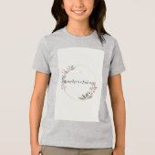 Elke dag is een frisse start tshirt inspirerend (Voorkant)