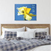Elke dag is een geschenk! Lente canvas kunst Narci (Insitu (Slaapkamer))