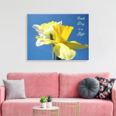 Elke dag is een geschenk! Lente canvas kunst Narci (Insitu (Woonkamer))