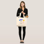 Elke dag is een goede dag Canvas tas (Voorkant (model))