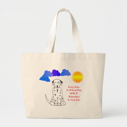 Elke dag is een goede dag Canvas tas (Voorkant)