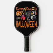 Elke dag is een halloween pickleball paddle (Voorkant)