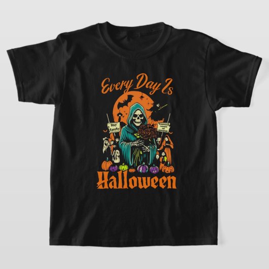 Elke dag is een halloween t-shirt (Laagn)