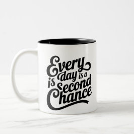 Elke dag is een kans - Mathematical Art Mok