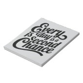 Elke dag is een kans - Mathematical Art Notitieblo Notitieblok (Linkerzijde)