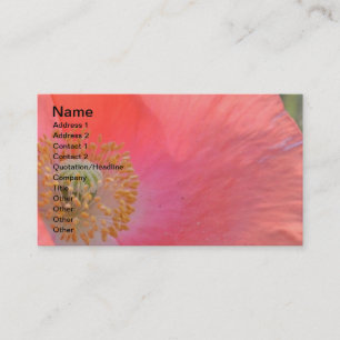 Elke dag is een kans visitekaartje