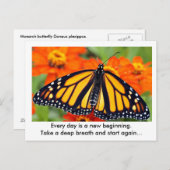 Elke dag is een nieuw begin... briefkaart (Voorkant / Achterkant)