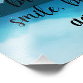 Elke dag is een nieuw begin foto afdruk (Hoek)