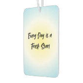 Elke dag is een nieuw begin | Motivatie prijsopgav Luchtverfrisser (Links)