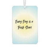 Elke dag is een nieuw begin | Motivatie prijsopgav Luchtverfrisser (Achterkant)