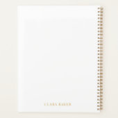 Elke dag is een nieuw begin voor minimaal goud en planner (Achterkant)