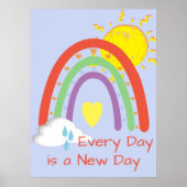 Elke dag is een nieuw Poster (Voorkant)