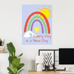 Elke dag is een nieuw Poster
