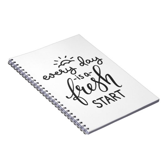 Elke dag is een nieuwe Inspirerend prijsopgave voo Notitieboek (Rechterzijde)