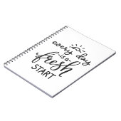 Elke dag is een nieuwe Inspirerend prijsopgave voo Notitieboek (Linkerzijde)