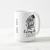 Elke dag is een nieuwe kans koffiemok (Voorkant rechts)