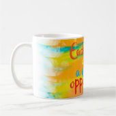 Elke dag is een nieuwe opportuniteitscalligrafie-o koffiemok (Links)