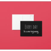 Elke dag is een nieuwe positieve bevestiging die b briefkaart