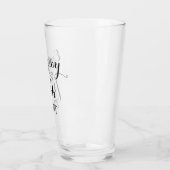 Elke dag is een nieuwe start glas (Links)