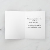 Elke Dag is een Nieuwe Start Kaart (Binnen)