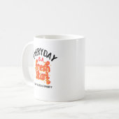 Elke dag is een nieuwe start, maak jezelf een prio koffiemok (Voorkant links)