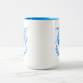 Elke dag is een nieuwe start tweekleurige koffiemok (Center)