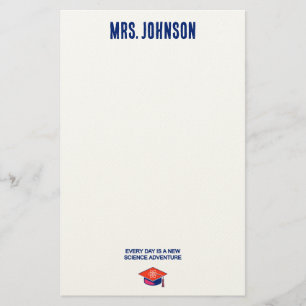 Elke Dag Is Een Nieuwe Wetenschappelijke Avontuur  Briefpapier