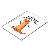 Elke Dag Is Een Nieuwedag Grappige Cute Salamander Notitieboek (Linkerzijde)