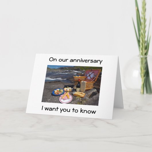 ELKE DAG IS EEN PICKNICK VOOR TWEE=JUBILEUMLIEFDE KAART (Voorkant)