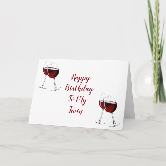 ELKE DAG IS EEN SPECIALE VERJAARDAG VOOR MIJN TWEE KAART (Voorkant)