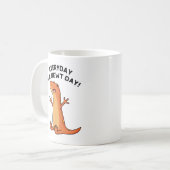 Elke dag is een volgende dag grappige salamander w koffiemok (Voorkant links)