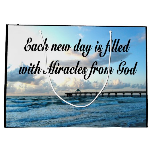 ELKE DAG IS EEN WONDER VAN GOD GROOT CADEAUZAKJE (Achterkant)