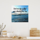 ELKE DAG IS EEN WONDER VAN GOD POSTER (Keuken)