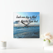 ELKE DAG IS EEN WONDER VAN GOD VIERKANTE KLOK (Huis)