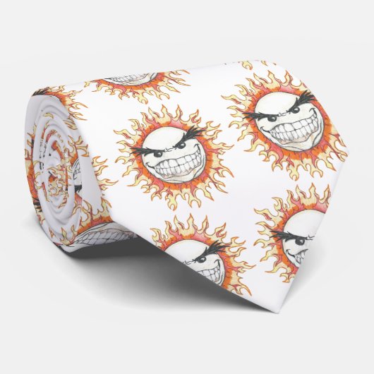 Elke dag is een zonnige dag - Stropdas (Opgerold)