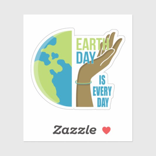 Elke dag is elke dag sticker (Vel)