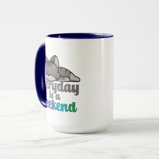 Elke dag is er een Mok in een weekendkoffie (Voorkant links)