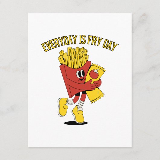 Elke dag is Fry Day Informatiekaartje (Achterkant)