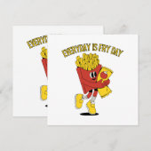 Elke dag is Fry Day Kaart (Voorkant / Achterkant)