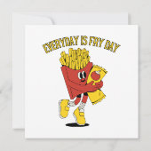 Elke dag is Fry Day Kaart (Achterkant)