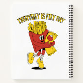 Elke dag is Fry Day Notitieboek (Achterkant)