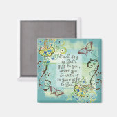 Elke dag is Gods geschenk aan u, Magnet (Voorkant / Achterkant)