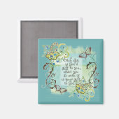 Elke dag is Gods geschenk aan u, Magnet (Voorkant / Achterkant)