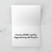 ELKE DAG IS GOED MET "JIJ" JUBILEUM KAART (Binnen)