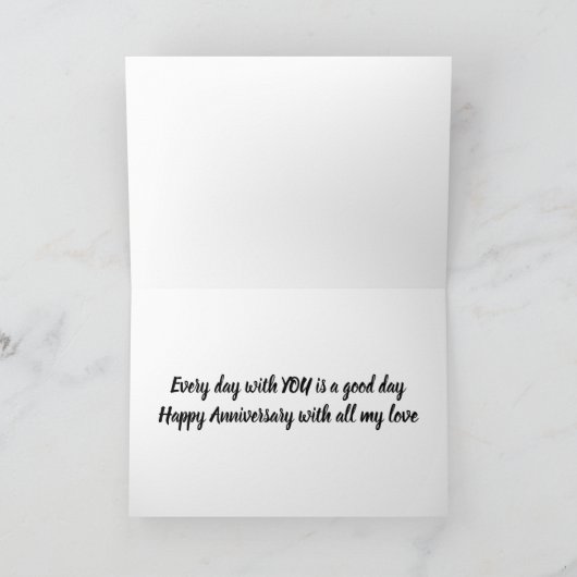 ELKE DAG IS GOED MET "JIJ" JUBILEUM KAART (Binnen)