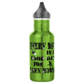 Elke dag is goed voor grassen, waterflesje waterfles  (Links)