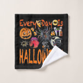 Elke Dag Is Halloween Bad Handdoek (Wasdoekje)