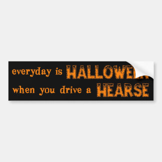 Elke dag is Halloween Bumpersticker