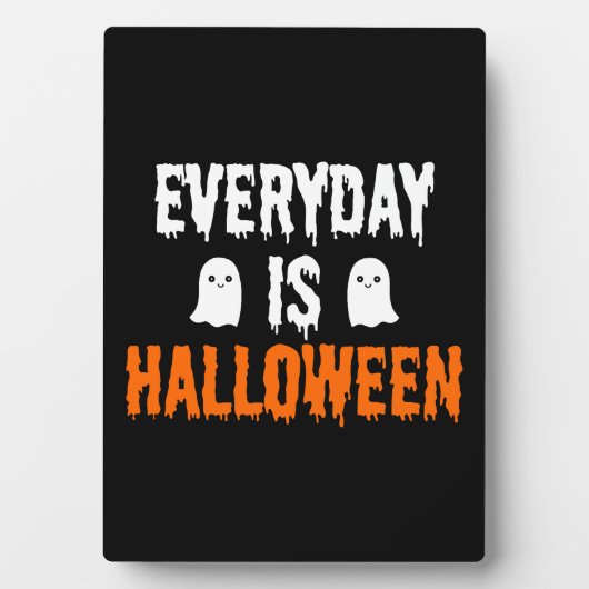 Elke dag is halloween fotoplaat (voorkant)