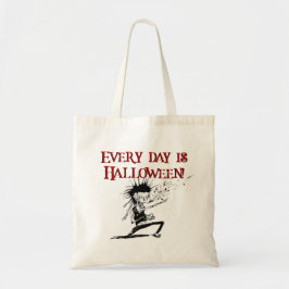 Elke dag is Halloween! Gesteund met skeleton crew. Tote Bag
